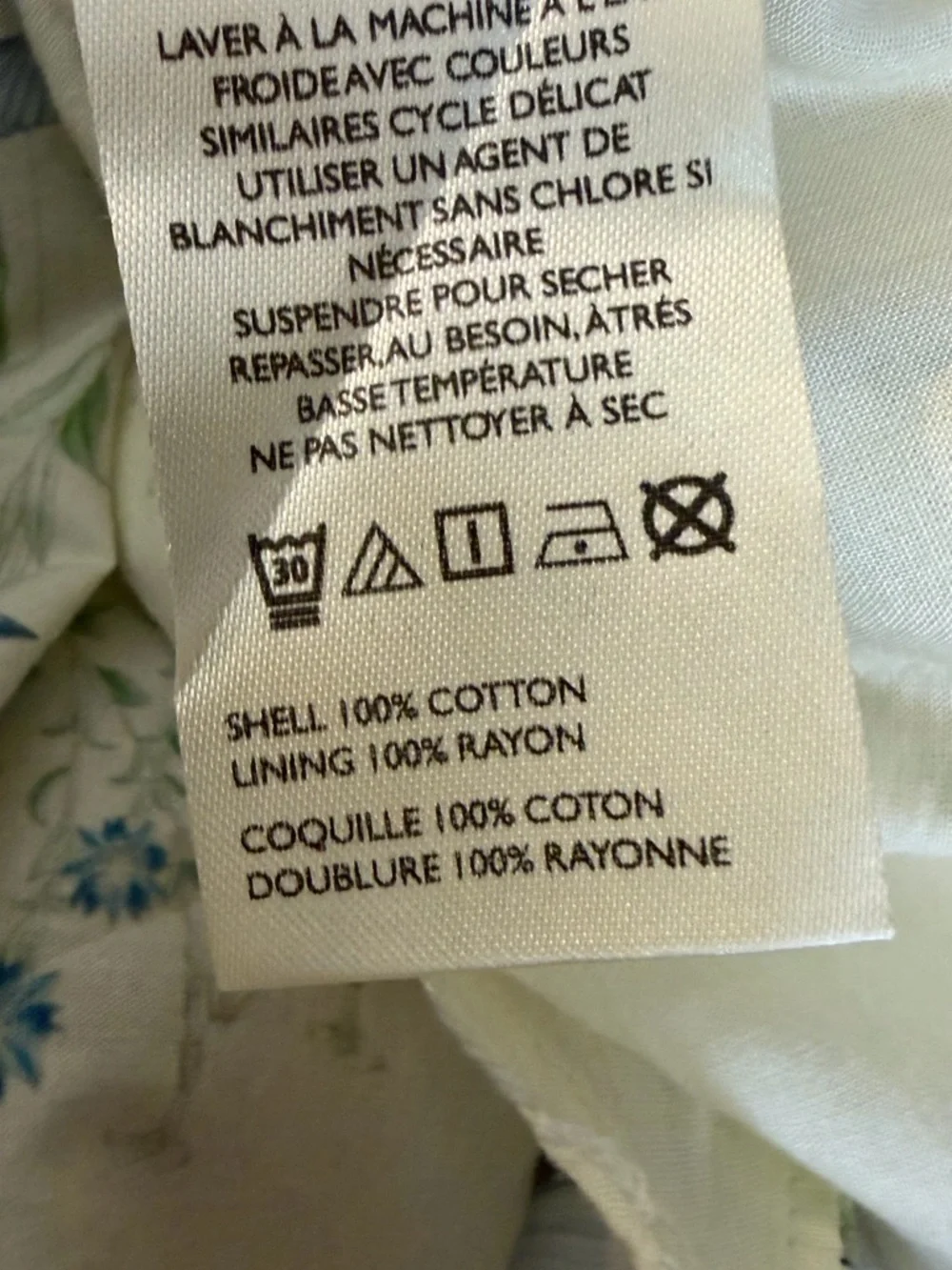 NWT by Anthropologie Floral Cream V-Neck Maxi Dress with Puff Sleeves - Picture 11 of 11